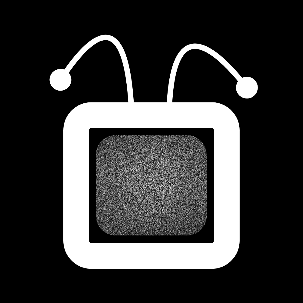 A Television showing static.